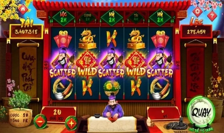 Hướng Dẫn Chơi Nổ Hũ Ông Đồ Tại U888 Để Thắng Lớn 2 Các biểu tượng trong game nổ hũ Ông Đồ tại U888
