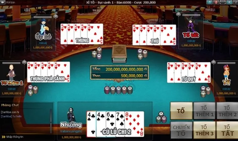 Xì Tố Tại U888: Trải Nghiệm Đỉnh Cao Poker Online 2 Bàn chơi Xì Tố tại U888