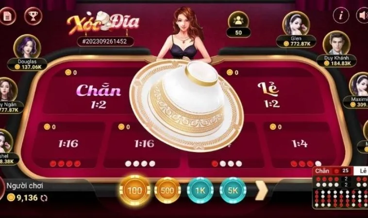 Xóc Đĩa tại U888